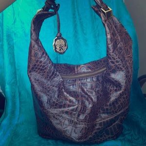 Vince Camuto Alligator Bucket Purse